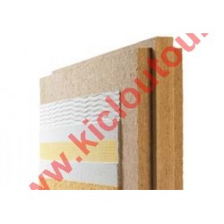 Agrafes BS 120 mm inox A2 panneau isolant épais type fibre de bois