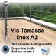 Vynex 028550 Vis terrasse 5x50 / 30 Inox A2 boite de 200 TX25