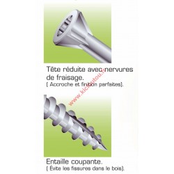 Vis parquet étoile 3.5x45 Vynex rocket - boite de 500