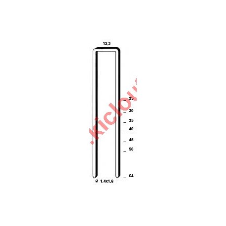 Agrafes 16 NC-S4 - 20 mm Galva