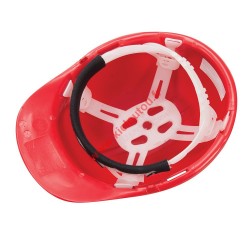 Casque de chantier Rouge