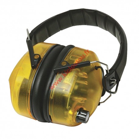 Casque anti-bruit électronique SNR 30 dB Silverline 659862