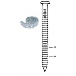 Pointes Rouleaux 16° pour sabots de charpente 4,00 x 40 mm