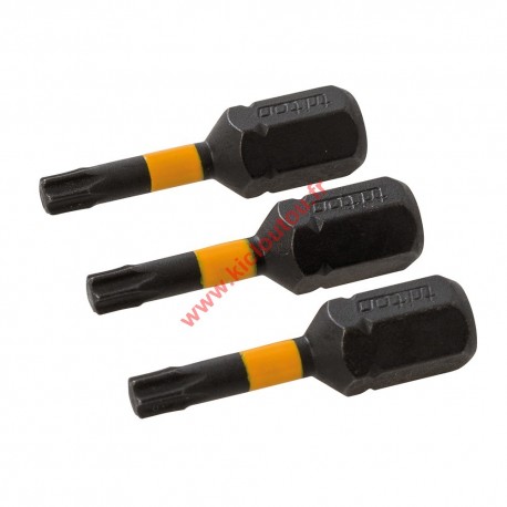 3 Embouts vissage chocs T15 25mm torx de 15 Triton TPTA51738681 3 Embouts vissage chocs T15 25mm torx de 15 Triton TPTA51738681