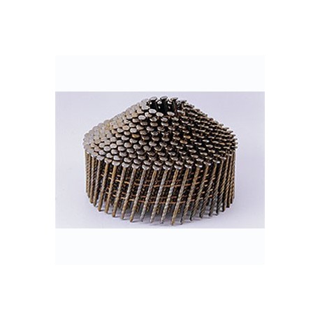 Pointes 16° 2.1x38 mm lisses en rouleaux coniques fil métal Pointes 16° 2.1x38 mm lisses en rouleaux coniques fil métal
