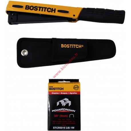 Agrafeuse à Marteau Bostitch H30-8-E - Neuve, Pour Agrafes 06-10mm, Jaune, Puissance Pro !