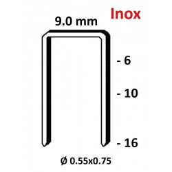 Agrafes 3G - 71 -  6mm inox - Boite de 10000