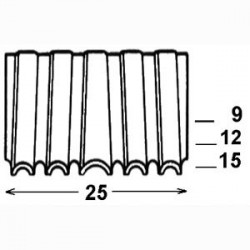 Agrafes CROCO CF 25 - 10 mm 