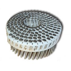 Pointes 16° 2.3x50 mm crantées INOX A2 TB rouleaux PVC de 175 clous