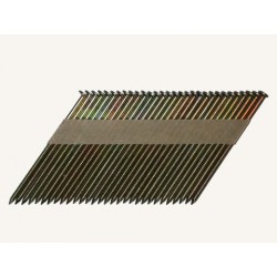 Pointes 34° crantées galvanisés 13µ 2.8x70 boite de 2200 avec gaz