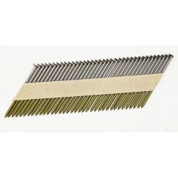 Pointes 34° crantées GALVA 12µ 2.8x50 boite de 2200 SANS gaz