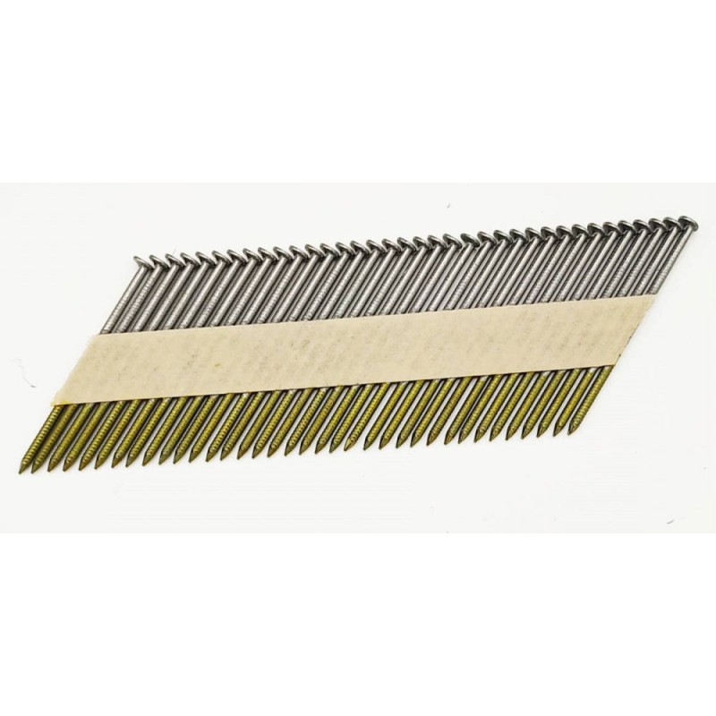 Clous 34° RING GALVA 3.1x90 12µ boite de 2200 SANS gaz