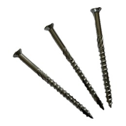Vis terrasse inox AISI 410 Multi+ 5x50 / 30 anti-fendage  TX25 tête fraisée bombée