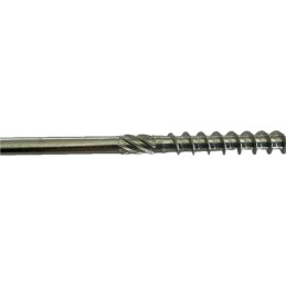 Fraisage vis charpente qui réduit l’effort nécessaire pour la fixation