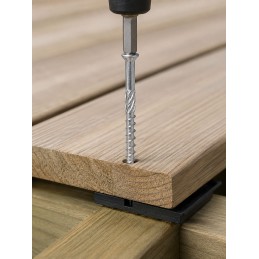Vis terrasse professionnelle inox A4 pour bois exotique
