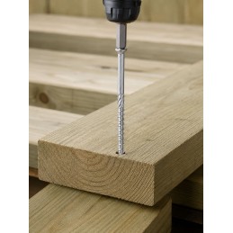 Vis inox A4 pour construction bois et aménagement extérieur