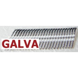 Pointes 20° GALVA ANNELEES 2.8x70 boite de 2000