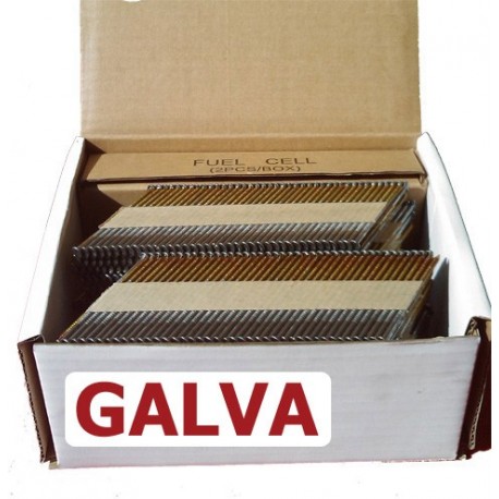 Pointes 34° RING GALVA 3.1x70 boite de 2000 avec gaz