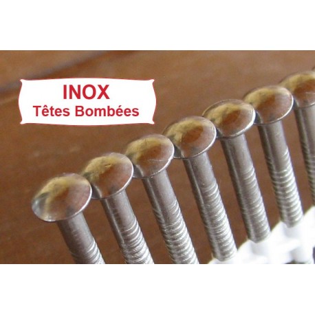 Pointes 20° INOX ANNELEES TB 2.8x50 boite de 2000