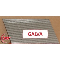 Clous TH Angle Brads 32 mm Galva 20° - Boite de 2000