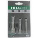 HITACHI 751970 Kit de 3 Adaptateurs pour Douilles à Choc 