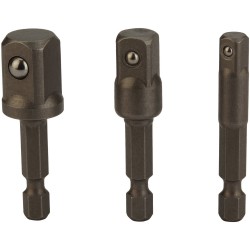 HITACHI 751970 Kit de 3 Adaptateurs pour Douilles à Choc 