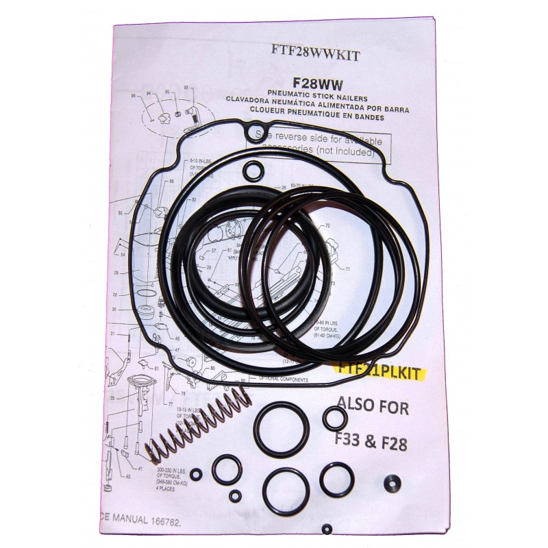 O-ring Maintenance Rebuild Kits For Bostitch F28ww F21pl F33pt Framing - Foto 3