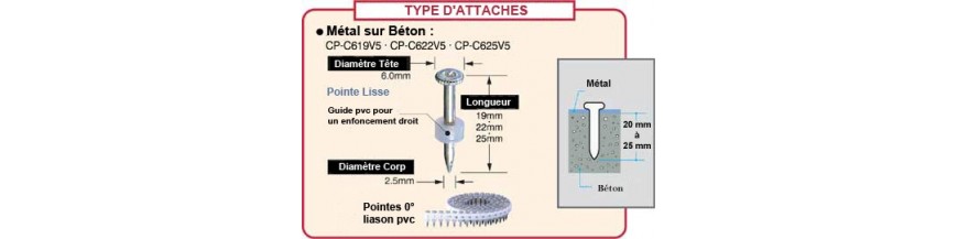 Clous série CP-C6