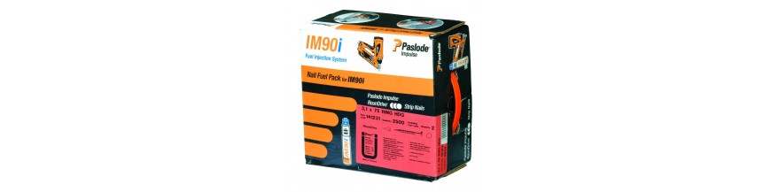Pack de Clous en bandes pour Cloueur à gaz Spit Paslode IM90I / IM90CI - Kicloutou